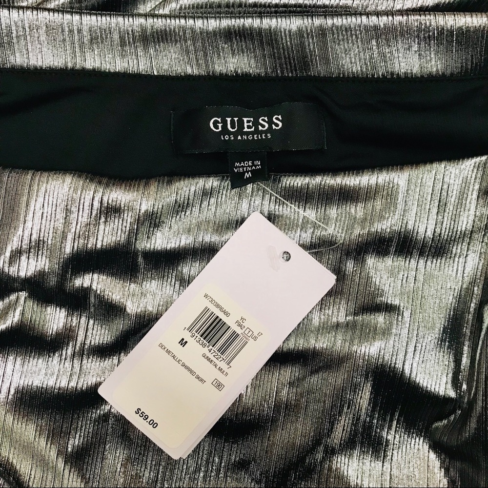 Guess Metallic Midi Skirt - Picture 3 of 6